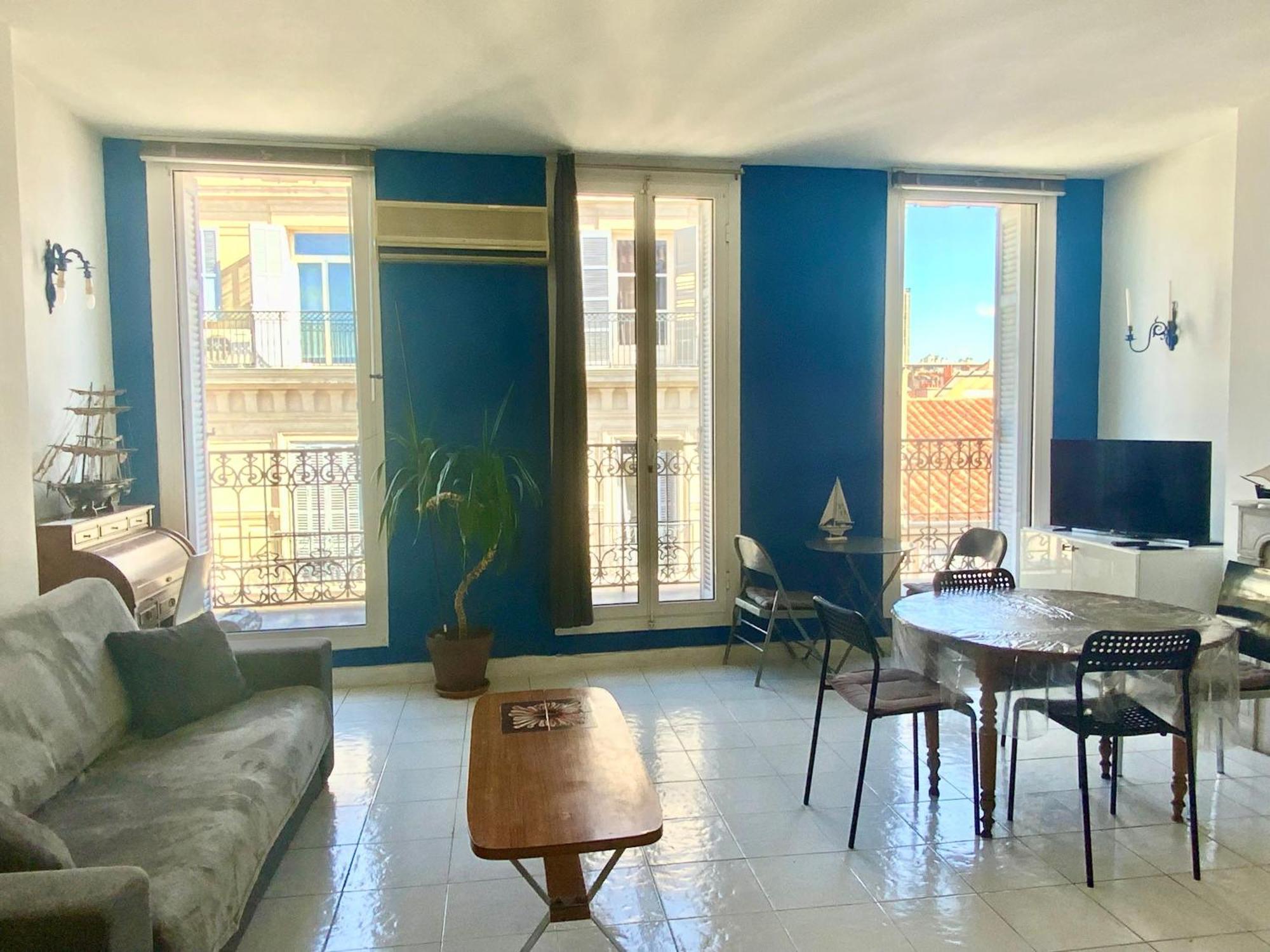 Vieux Port Appartement Maritime De 72M² Et Balcon Marseille Eksteriør bilde